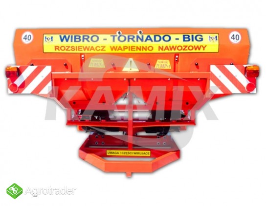 Dexwal Rozsiewacz nawozów Tornado Duo Wibro Big 1250 L - 2000 kg - 201 - zdjęcie 1