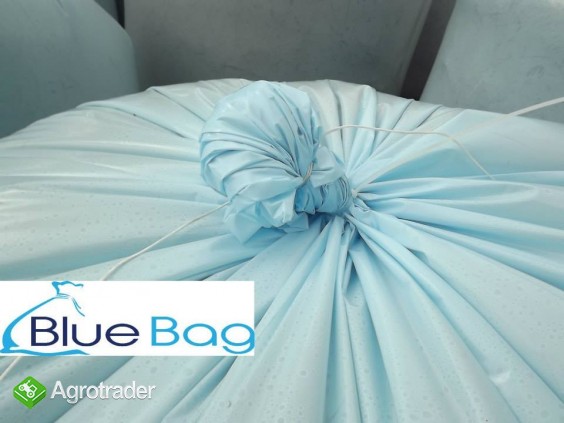 Worki do sianokiszonki Blue Bag błękitne super jakość bardzo wytrzymał - zdjęcie 2