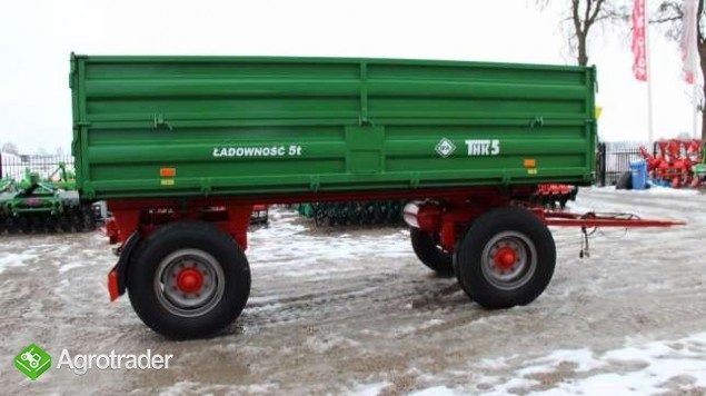 Przyczepa rolnicza ciężarowa 5 ton THK5 jak nowa OKAZJA wywrotka - zdjęcie 1
