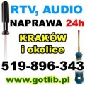 Naprawa RTV Całą Dobę Kraków tel: 519-896-343