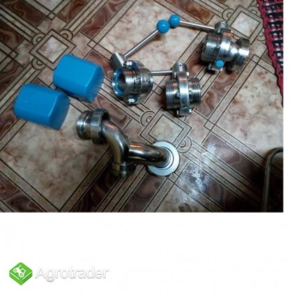 Zawór spustowy do mleka-Kran-Alfa laval-Westfalia-zbiorniki do mleka