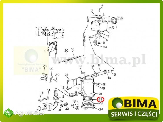 Filtr hydrauliczny McCormick C-Max 110,60,75,80,85,90 - zdjęcie 2
